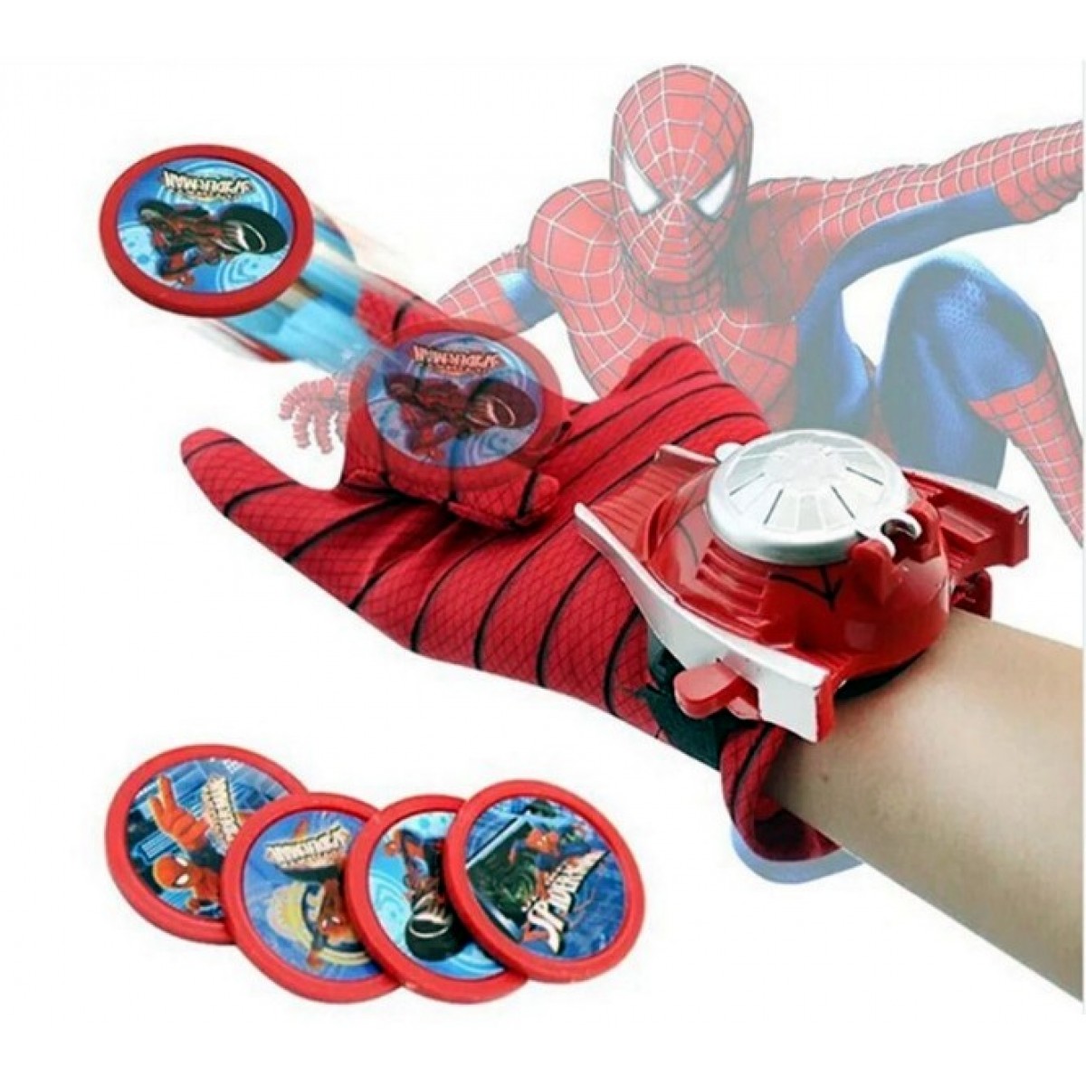 Стреляющая перчатка Человека Паука, перчатка Spider-Man,MK11022