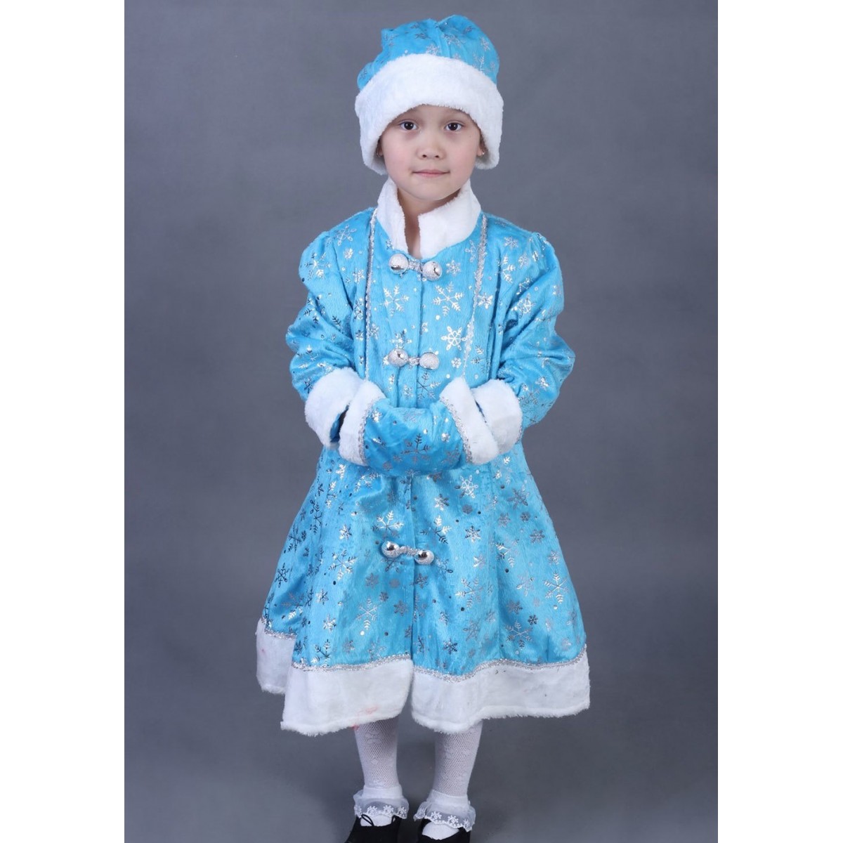 Купить новогодний костюм Снегурочки для девочки в интернет-магазине