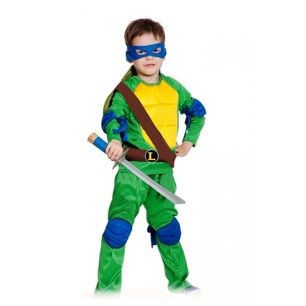Детский костюм Черепашки-ниндзя, Леонардо, Leonardo, MK55001