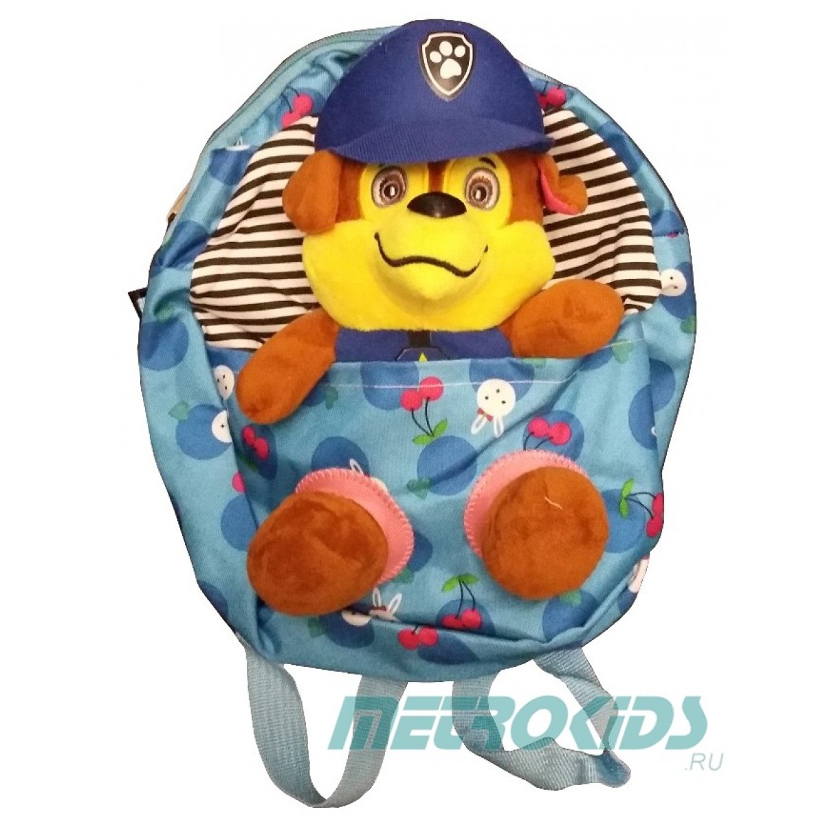 Детский рюкзак с игрушкой, Гонщик, Щенячий патруль,Chase, Paw Patrol, MK11096