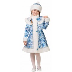Детский костюм Снегурочка Гжель-2, MK11024