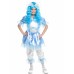 Карнавальный костюм Мальвины, костюм Мальвины с голубым париком, Карнавалия