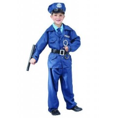 Детский карнавальный костюм Полицейского, костюм офицера Полиции, Полисмена, Snowmen