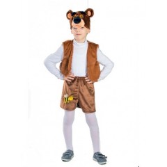 Карнавальный костюм Медведя, костюм Бурого мишки, плюш, Остров Игрушки