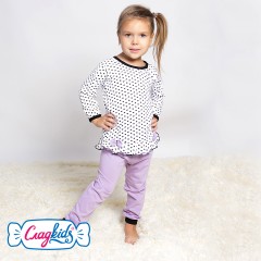 Детская пижама для девочки, Сердечки, кулир, 100% хлопок, MK220331
