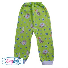 Детские штаны с рисунком, кулир, 100% хлопок, 92-98 см, разные цвета, Сладkids, Россия