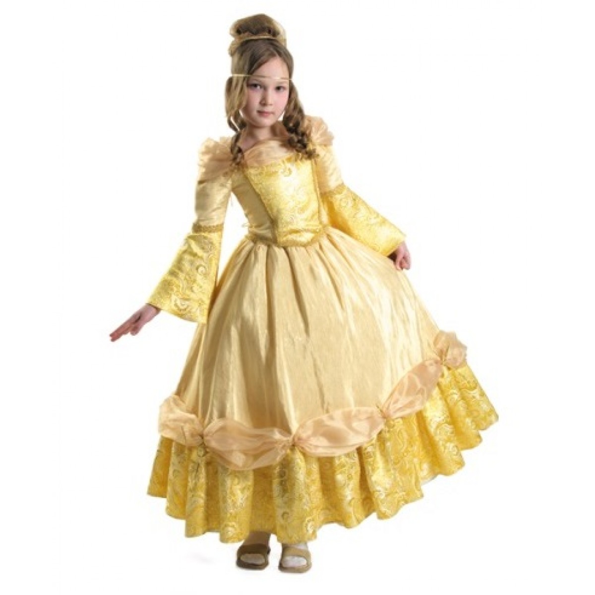 Карнавальный костюм Принцесса Оливия, костюм принцессы в желтом, Батик
